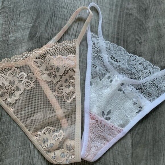 NEW Women’s 6 Pairs Lace G-String Thong Set XS/S - Picture 4 of 4